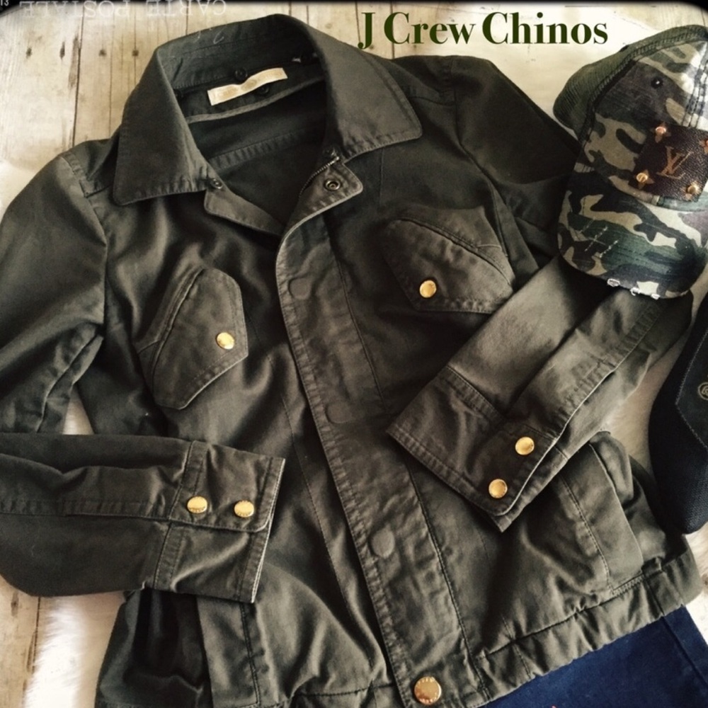 J Crew Chino Jacket